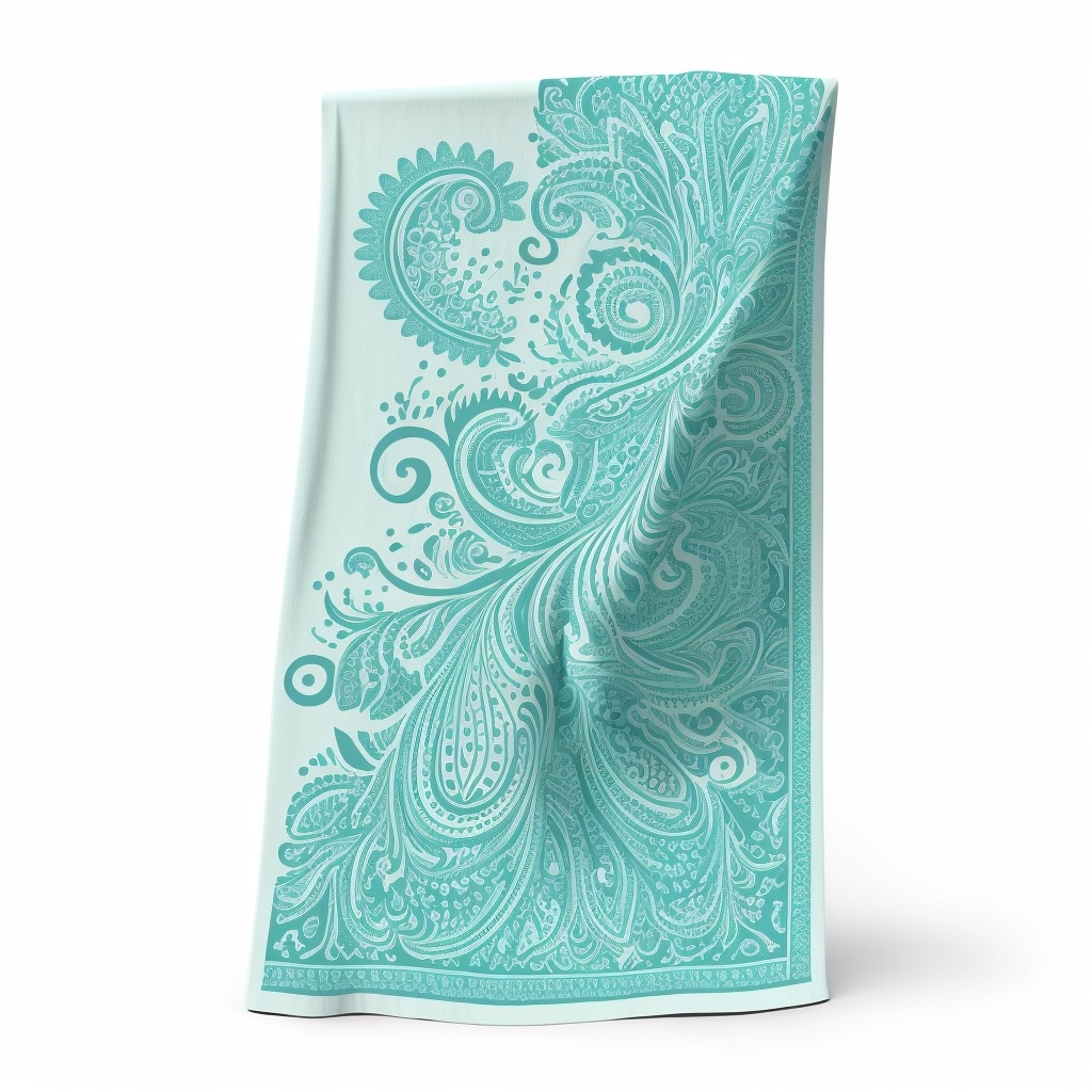 beach towel turquoise 01