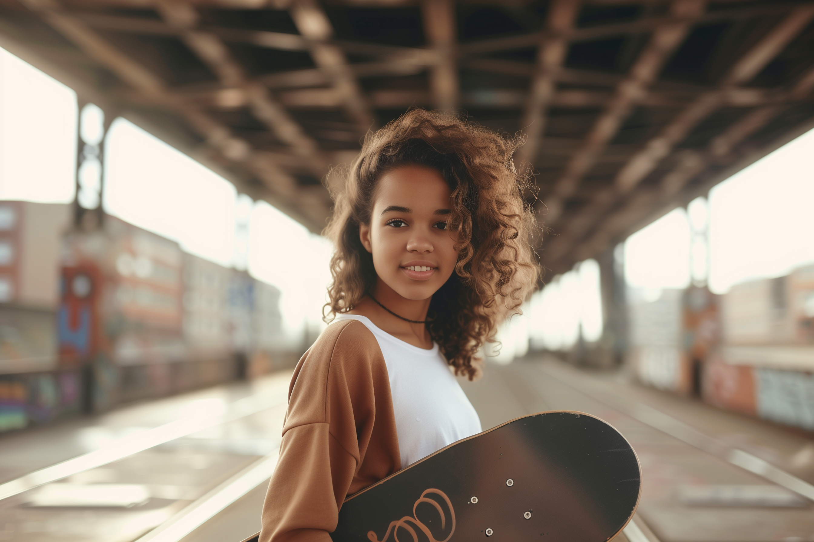 Dein erstes Skateboard-Setup: Was du wirklich brauchst Junge Skaterin in Hamburg mit Skateboard